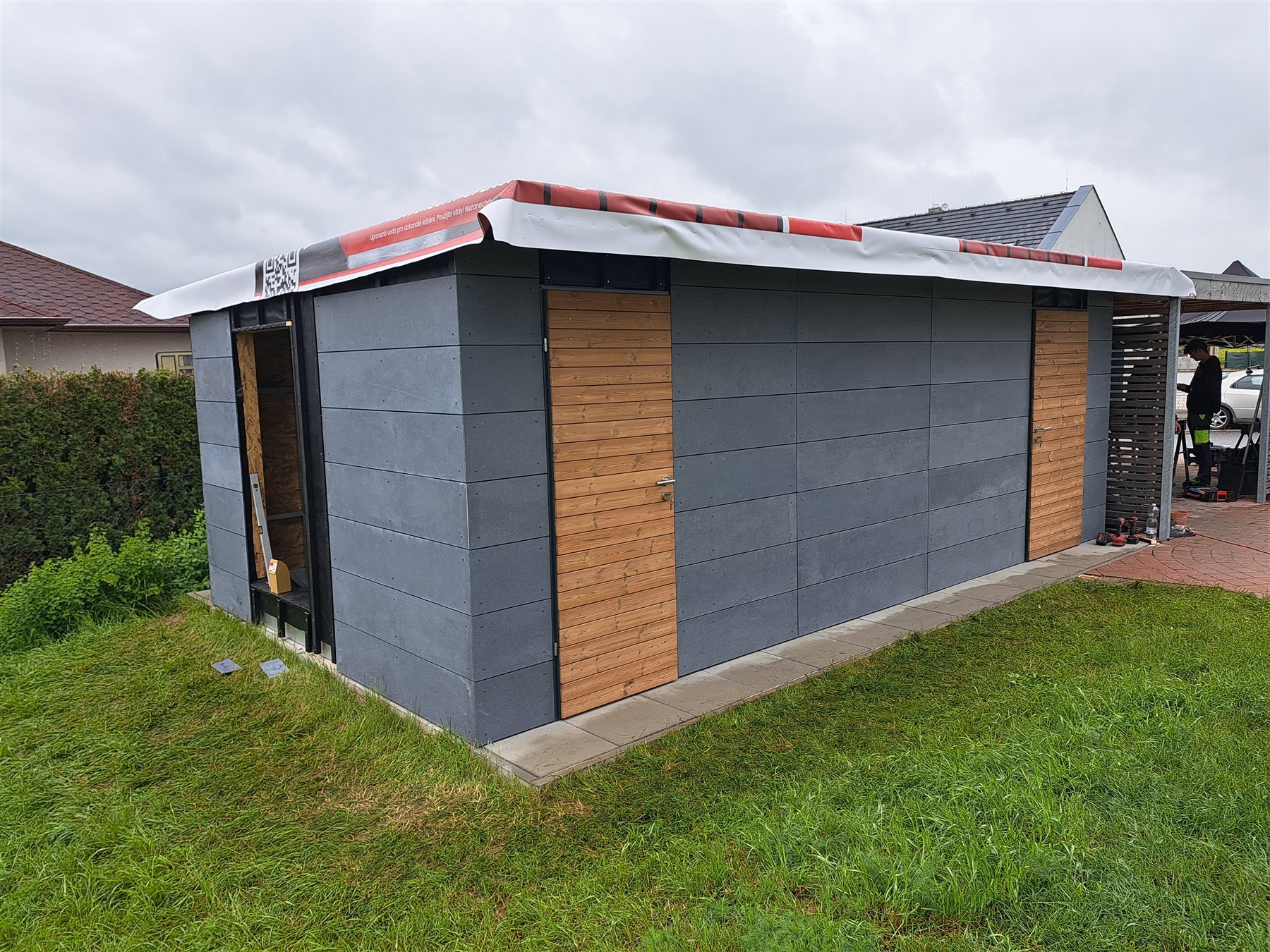 Zahradní domek Přibyslav – boční pohled